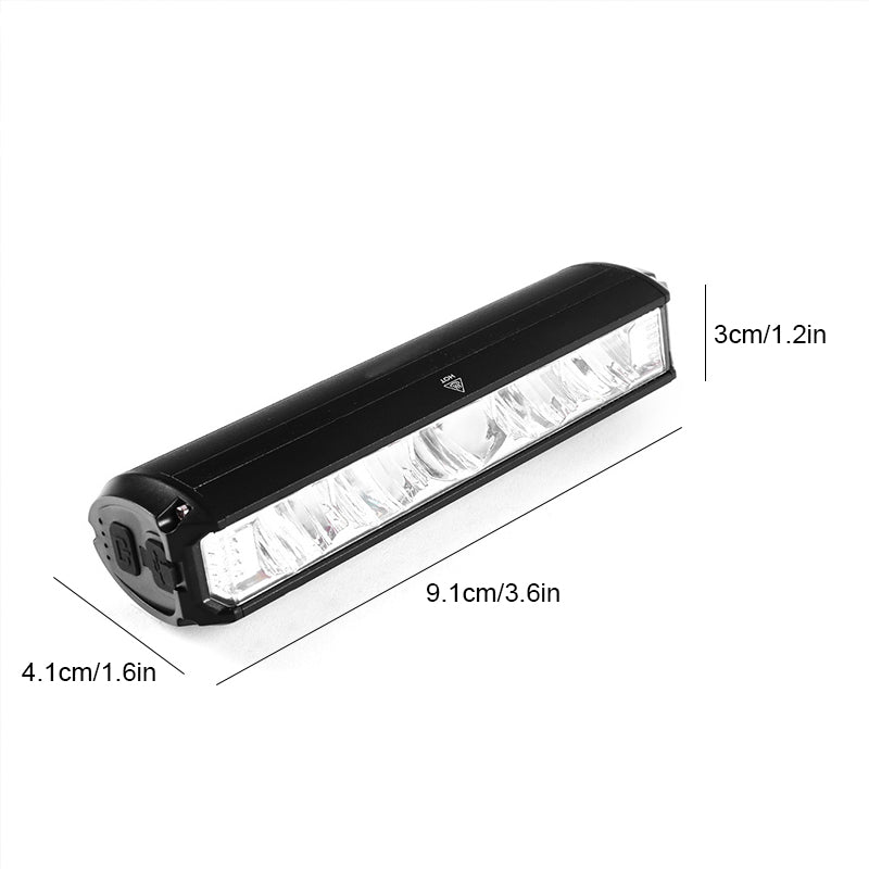 Ultra-Bright 900-Lumen Bike Headlight with 180° Wide-Angle Beam for Night Cycling Safety