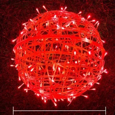 Esfera de luz LED tejida de 8 pulgadas, resistente a la intemperie, colgante para exteriores, ideal para patios, jardines, terrazas y fiestas, conectable, luz ambiental