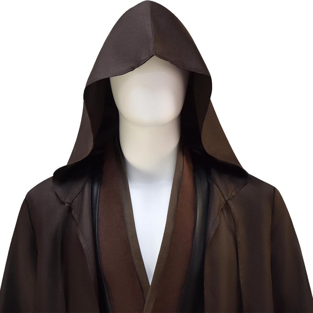 Conjunto de disfraz de aventura | Túnica con capucha para adulto con atuendo completo para eventos temáticos
