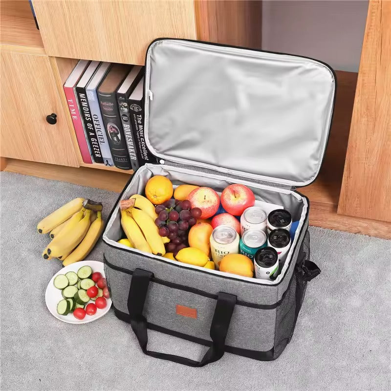 Compañero para exteriores | Bolsa térmica impermeable de 33L con aislamiento | Diseño espacioso para mantener frescos bocadillos y bebidas