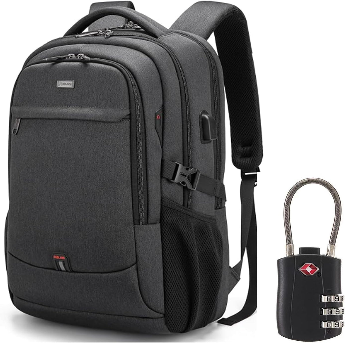 Travel Backpacks for Men and Women, Durable Backpack with USB Charging and Anti Theft Pocket, Laptop Backpack for Work