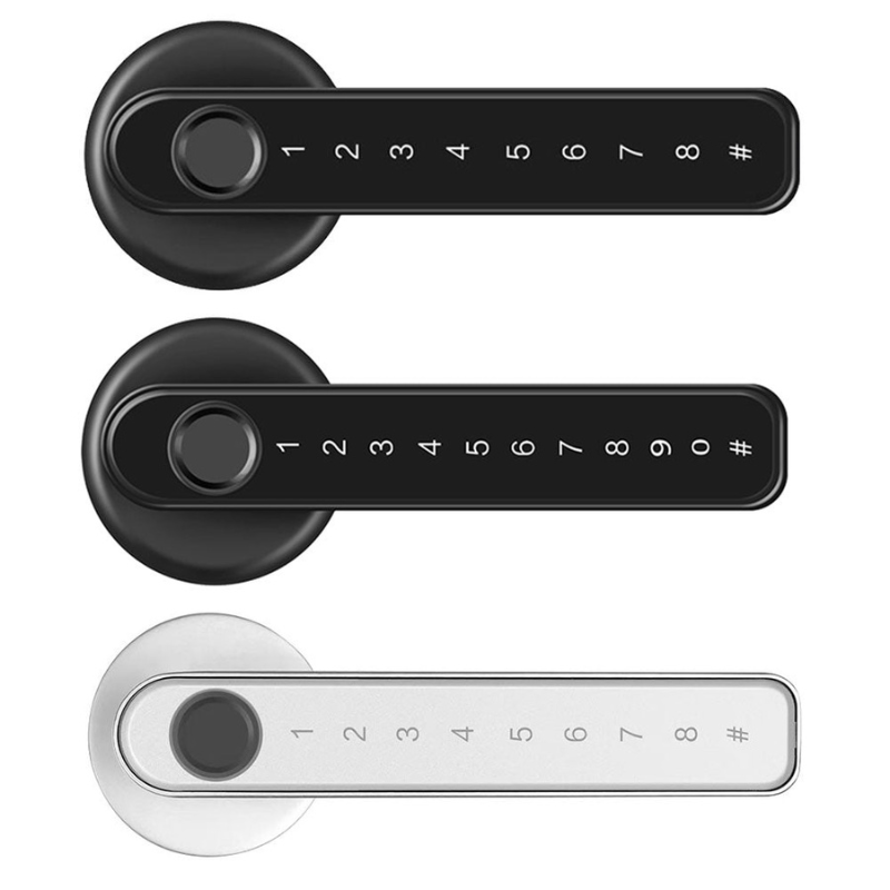 Biometric Door Lock with Fingerprint Scanner and Keypad Access for Keyless Entry