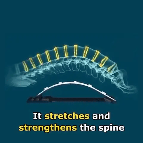 Back Stretcher Adjustable 3-Level Acupressure Massage