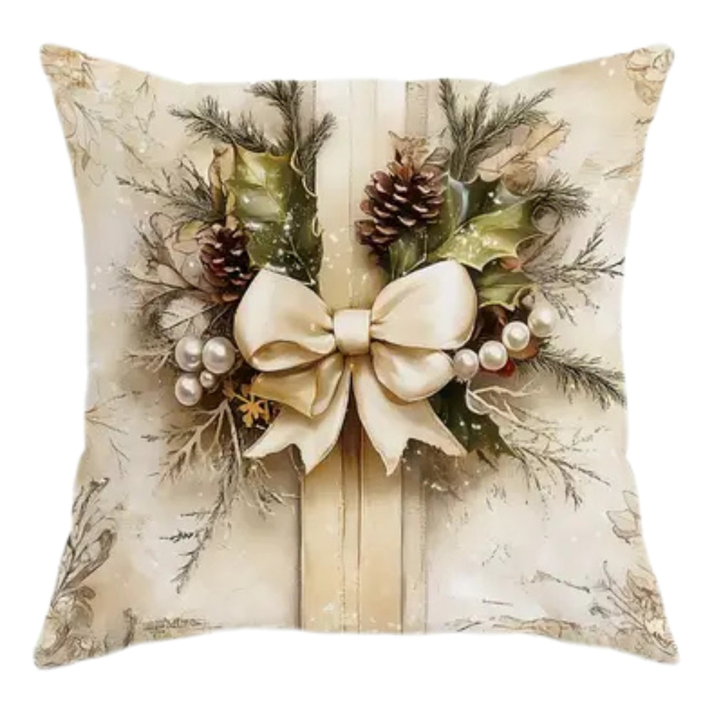 Glenwood Velvet Cushion Covers - Christmas Holiday Decor, Soft Cotton Blend