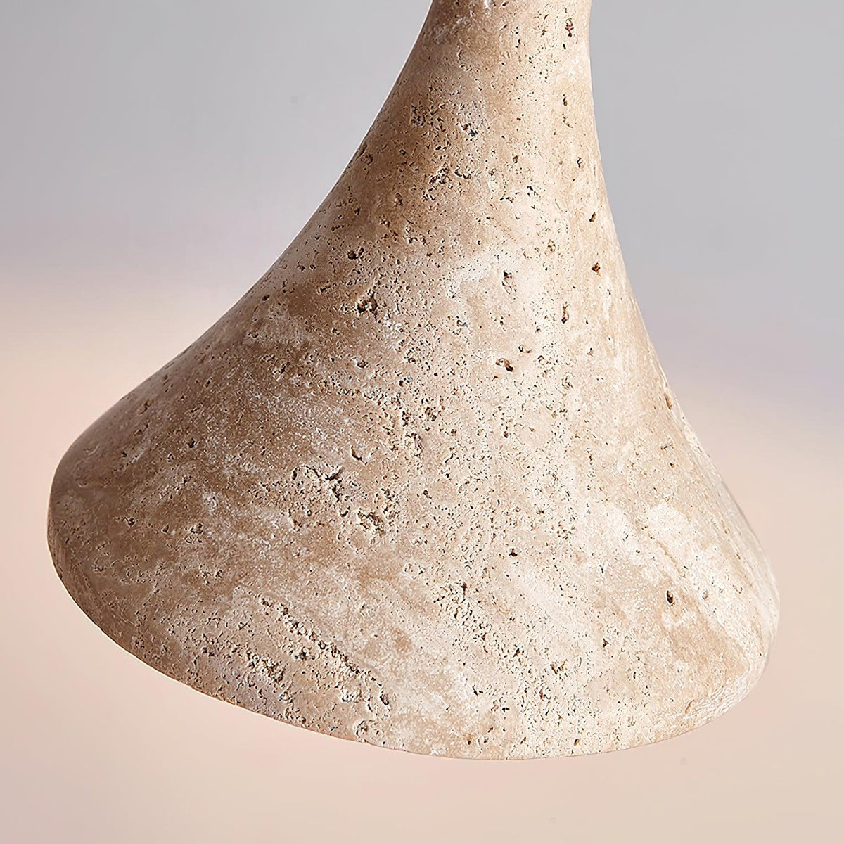 Lámpara colgante de piedra natural | Lámpara de techo compacta de 5 pulgadas para mostradores, mesas de noche y rincones de comedor | Cable ajustable | Luz ambiental cálida