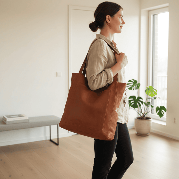 URBANTOTE – Bolso de hombro elegante, correa ajustable, interior espacioso