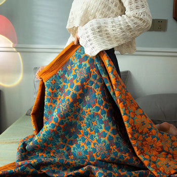 Elegant Hygge Throw Blanket | Cozy Soft Fabric for Stylish Comfort