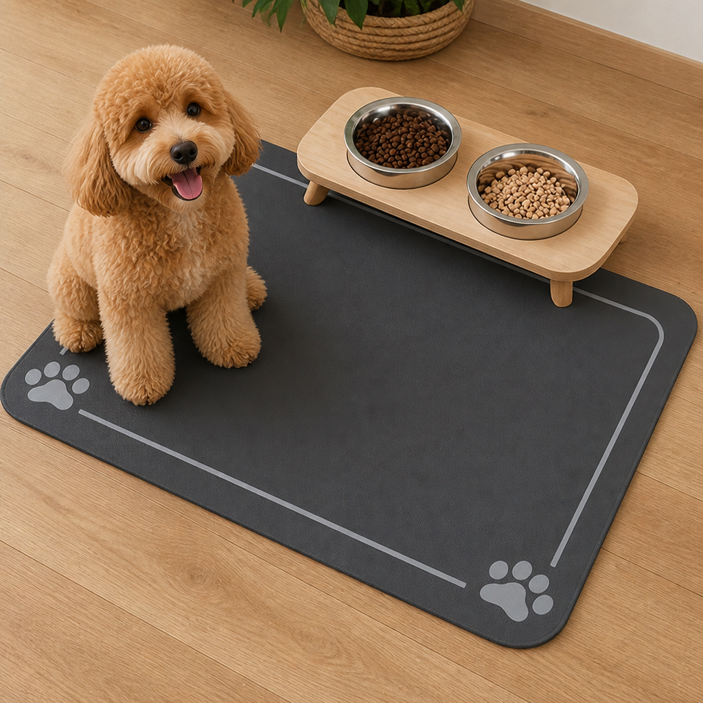 Ortekor Absorbent Quick-Dry & Non-Slip Pet Feeding Mat