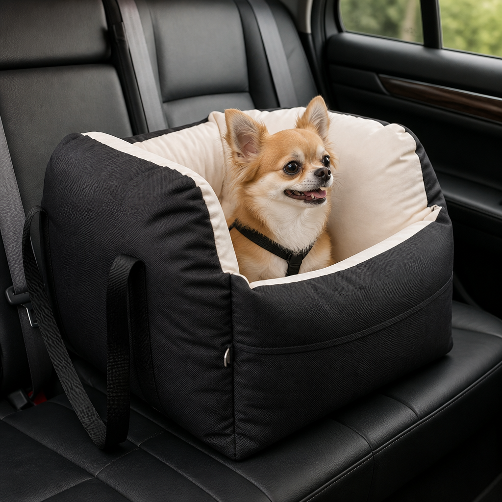 Ortekor Integrated Safety Belt & Washable Pet Car Seat (Universal)