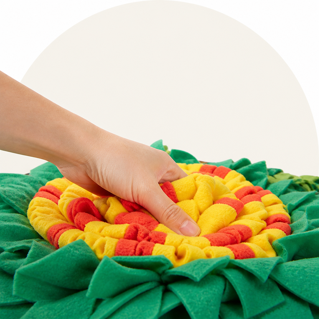 Ortekor Plush Snuffle & Slow-Feeder Mat (27.6 in x 19.7 in)
