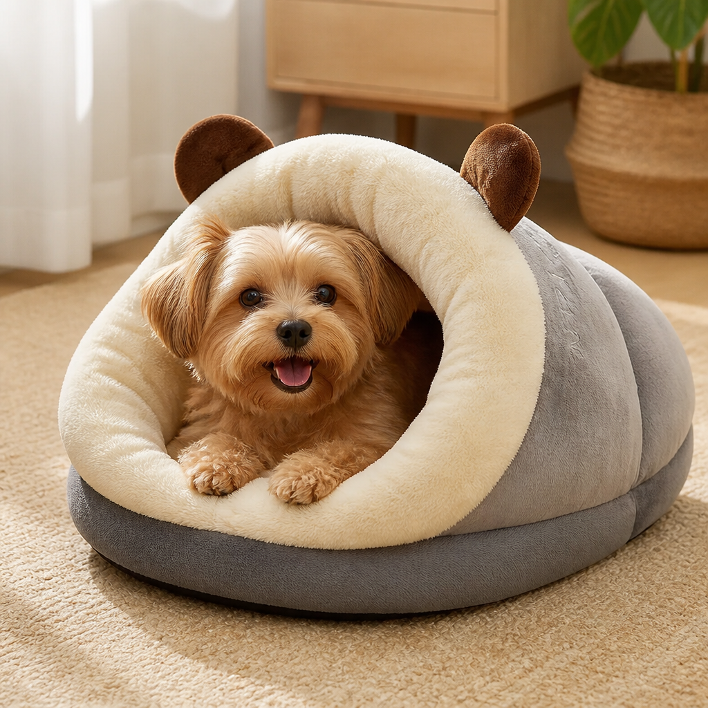 Ortekor Warm Plush & Easy-Care Bolster Bed