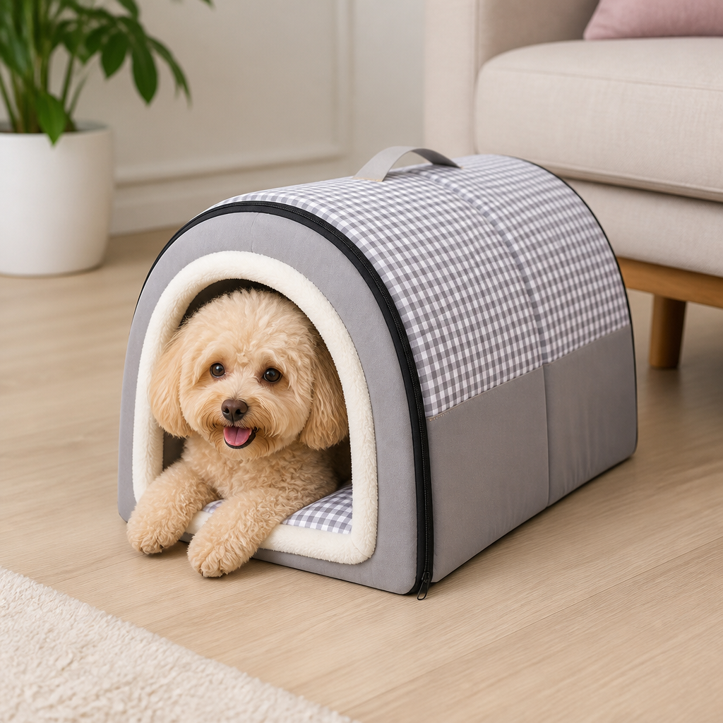Ortekor Warm & Windproof Foldable Dog Bed