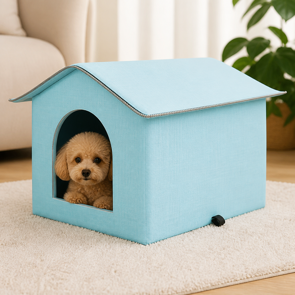 Ortekor Waterproof Plush & Washable Pet Cave Bed