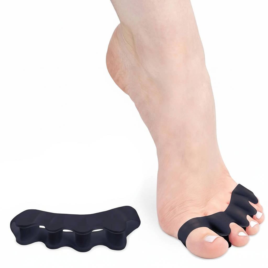 Separadores de dedos de gel suave para el alivio del dolor de pies