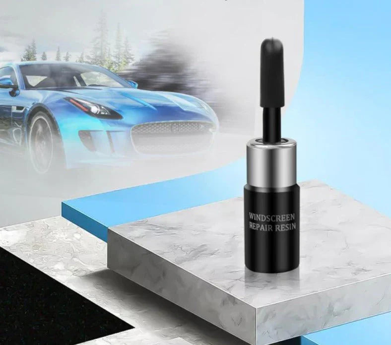Windshield Repair Kit with Clear Resin, Window Crack Repair for Cars, Glass Repair Kit for Windows and Glass Panels