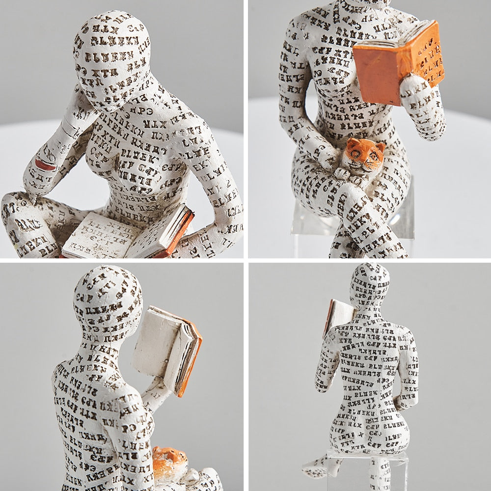 Handcrafted Humanoid Sculptures – Unique Decorative Figurines for Home and Art Lovers