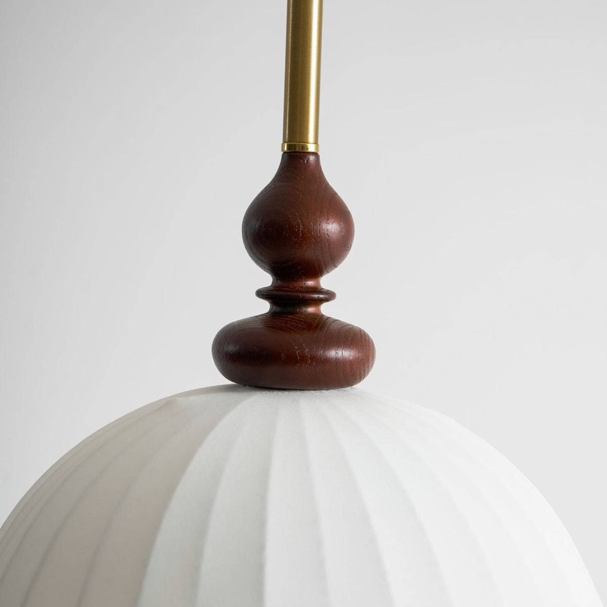 Adjustable Hanging Lamp with Layered Petal Shade Wood Metal Mixed Material 20 Inch Diameter for Dining Living Bedroom