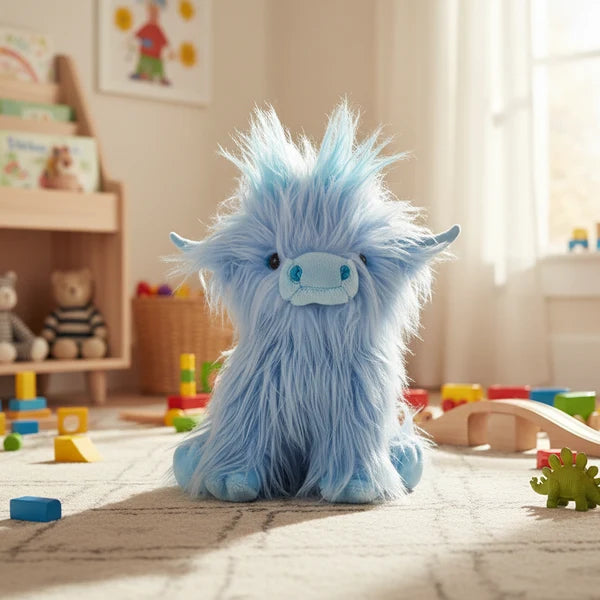 MOOHUG – Fluffy Cow Plush Toy for Cuddle Time