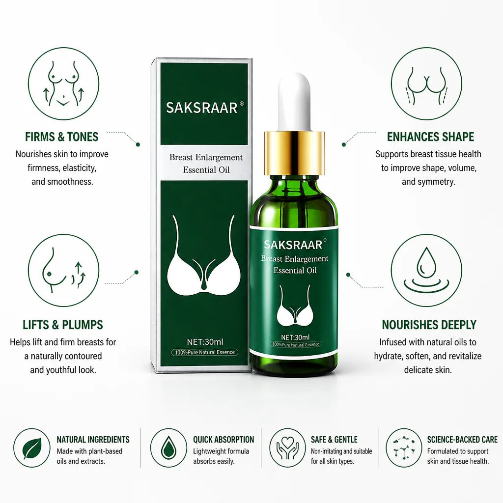Aceite reafirmante de busto con ácido hialurónico y colágeno 30 ml