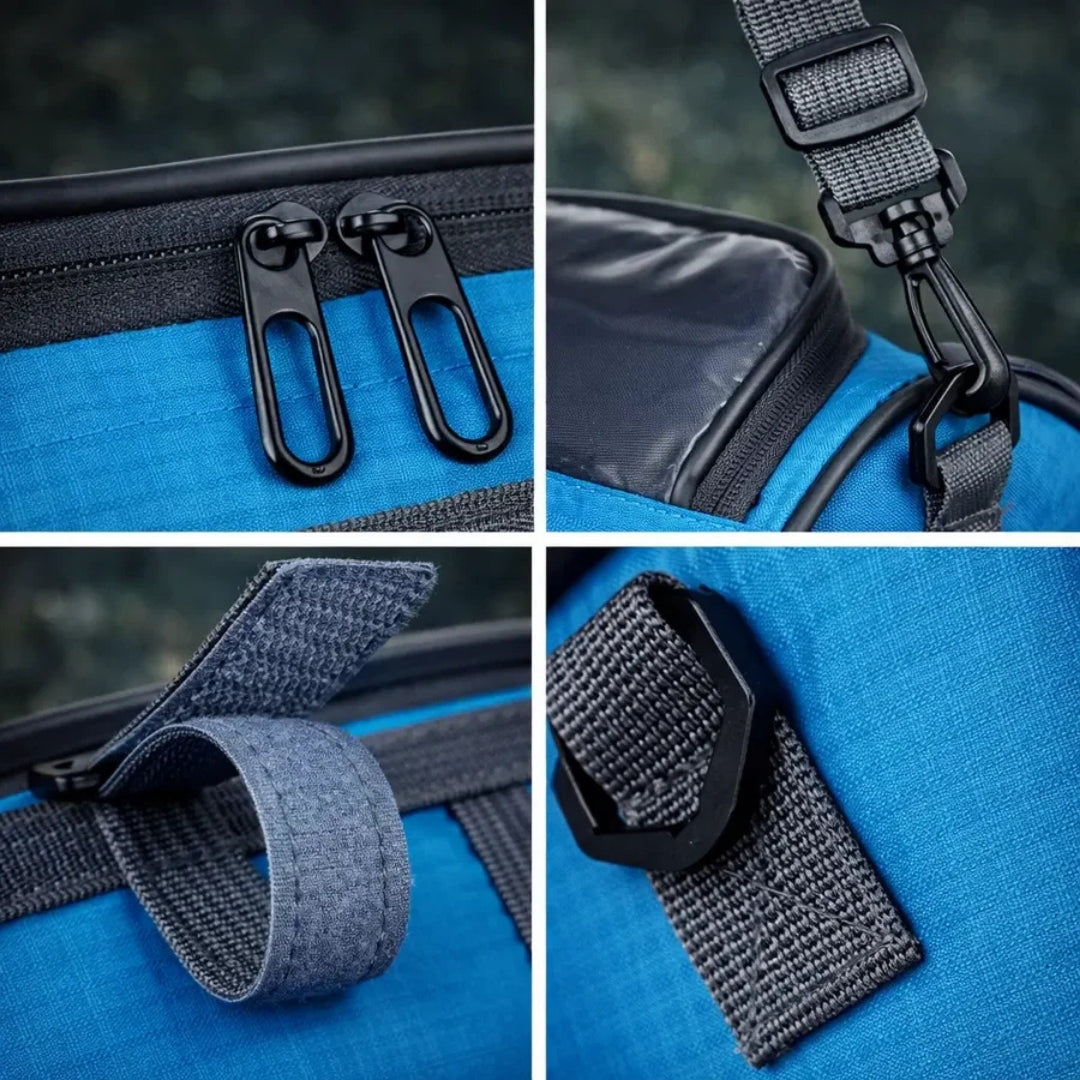 Handlebar Bike Bag with Clear Touch Window – Waterproof Phone Pouch for Cycling, Navigation & Essentials Storage