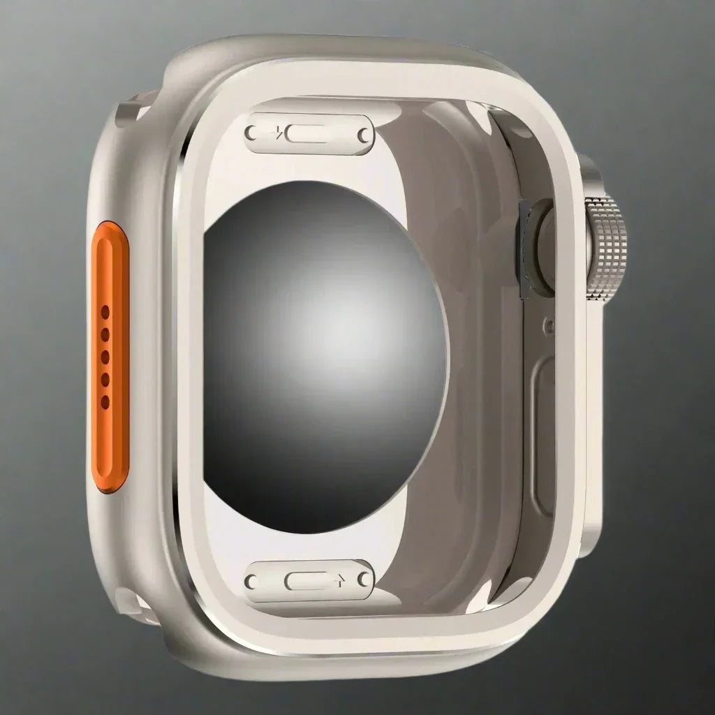 Full-Body Smartwatch Shield for Apple Watch – Titanium & Aluminum Construction, Precision-Fit Protection for 46mm/45mm/44mm Models