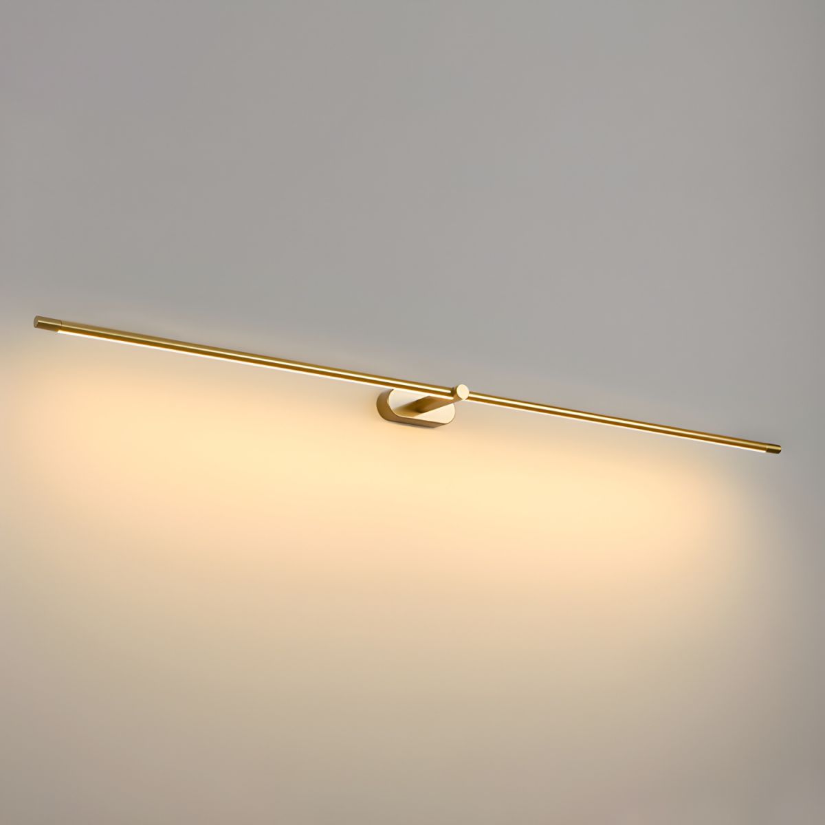 Rechargeable LED Wall Sconce Light with Touch Dimmer Switch for Bedroom Bathroom Mirror Vanity Hallway No Wiring Cordless Modern Linear