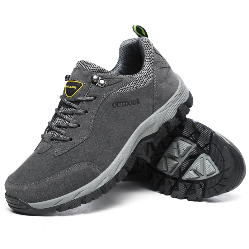 Orthopedic Trail Shoes with Arch Support for Men – Waterproof Cushioned Hiking Footwear for Plantar Fasciitis Relief & All-Terrain Outdoor C