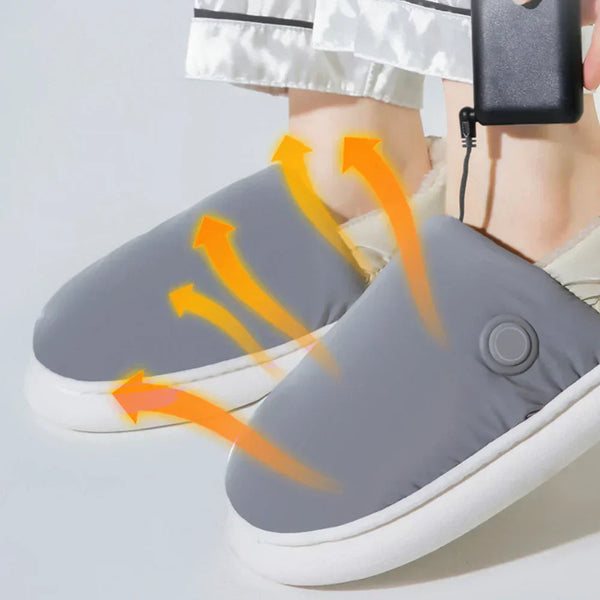 SOLTHERM – Pantuflas calefactables con temperatura ajustable para una comodidad acogedora en interiores