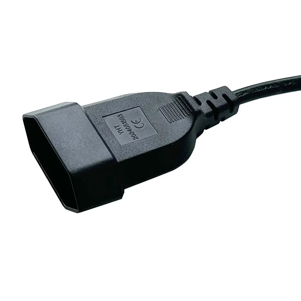 Pure Copper Power Cord for Floor Lamps Table Lamps 16 ft Indoor Extension Lead 2-Pin Plug Socket Connector for Bedroom Living Room Office Li
