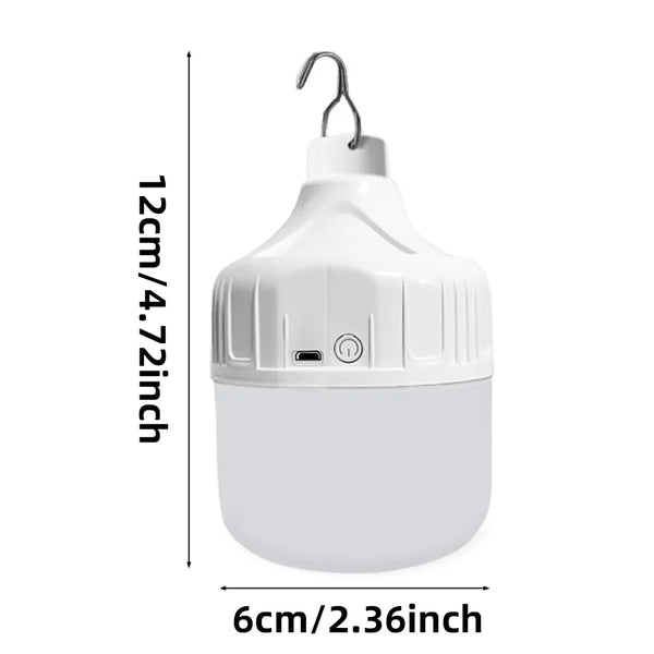 GLOWHUB – Linterna de camping LED portátil recargable por USB