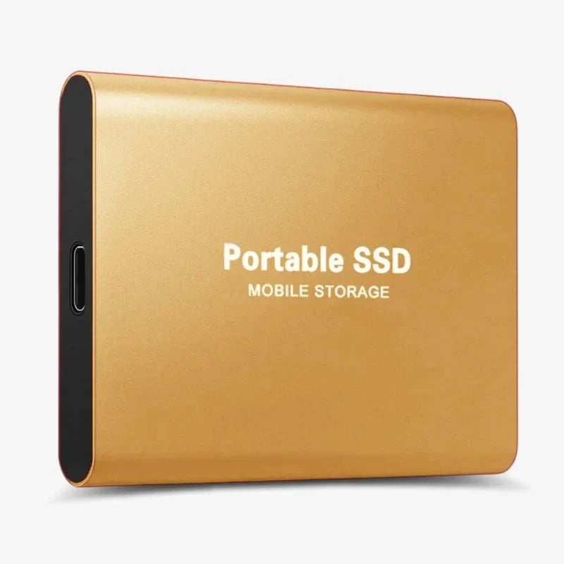 Portable SSD External Hard Drive USB-C 1TB-30TB High-Speed Storage for Laptop Computer Smartphone Tablet Gaming Console Backup Photo Video M