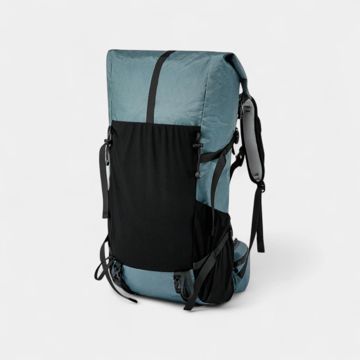 Ultralight 50L Travel Backpack with Roll-Top Design | Water-Resistant and Durable for Hiking Adventures