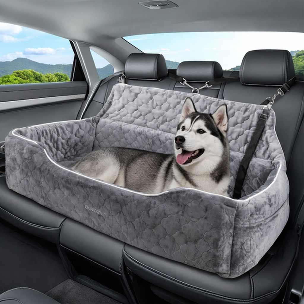 Ortekor Large Washable & Tethered Dog Car Seat