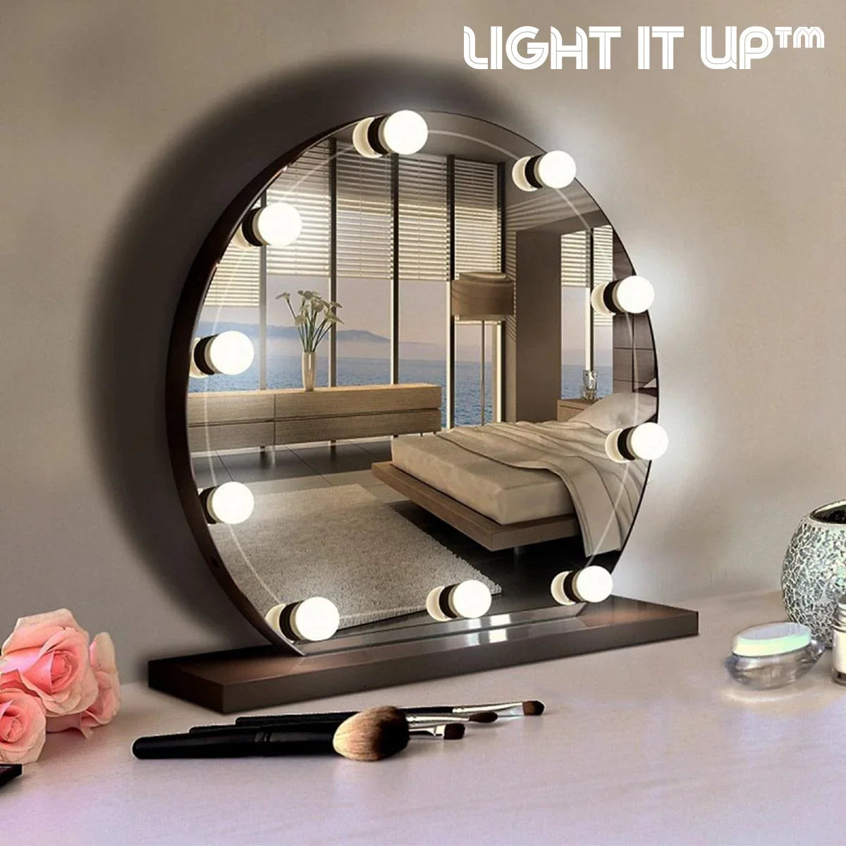 Vanity Mirror Light Kit Dimmable USB Natural White