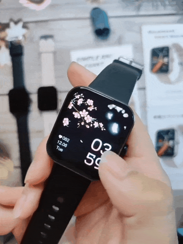 Monitor de salud | Reloj inteligente con llamadas Bluetooth y seguimiento de actividad | Diseño elegante para el bienestar diario