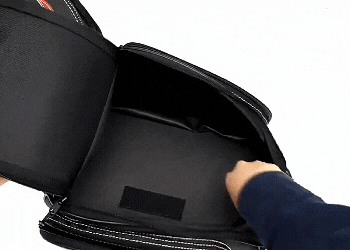 Versatile Motorcycle Tail Bag with Expandable Storage & Water-Resistant Design for All-Weather Rides
