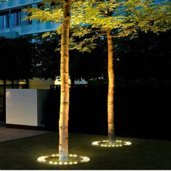 Garden Glow | Foco para exteriores con diseño resistente a la intemperie | Luces LED para jardines que crean un ambiente nocturno impresionante