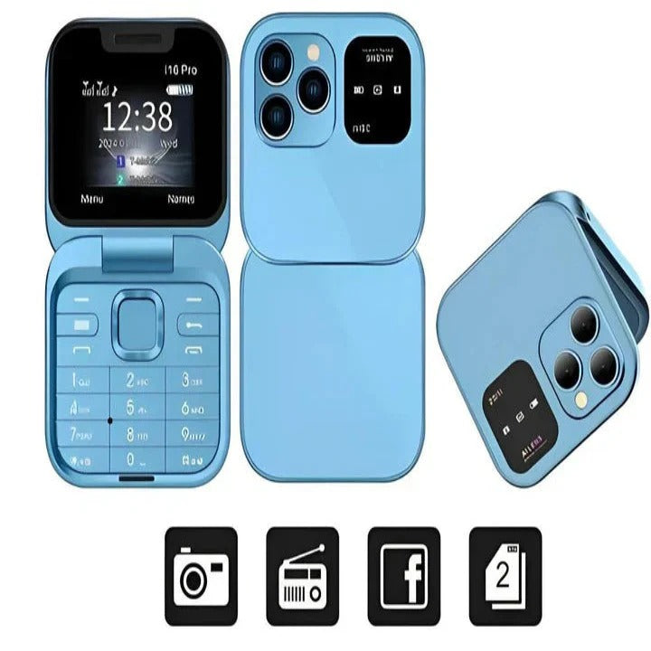 Teléfono móvil compacto Bluetooth de doble SIM