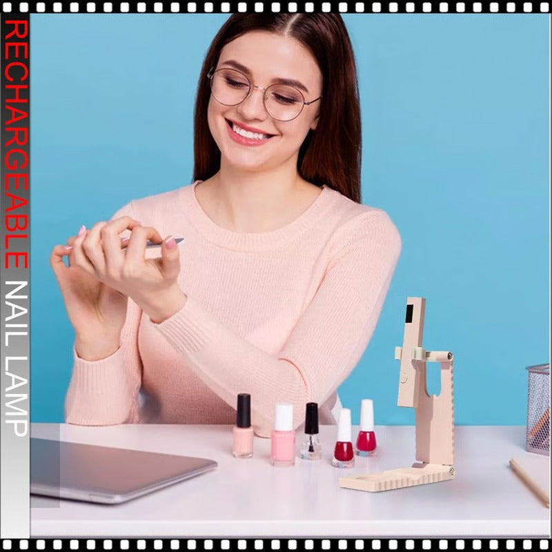 Lámpara UV para uñas, compacta y recargable