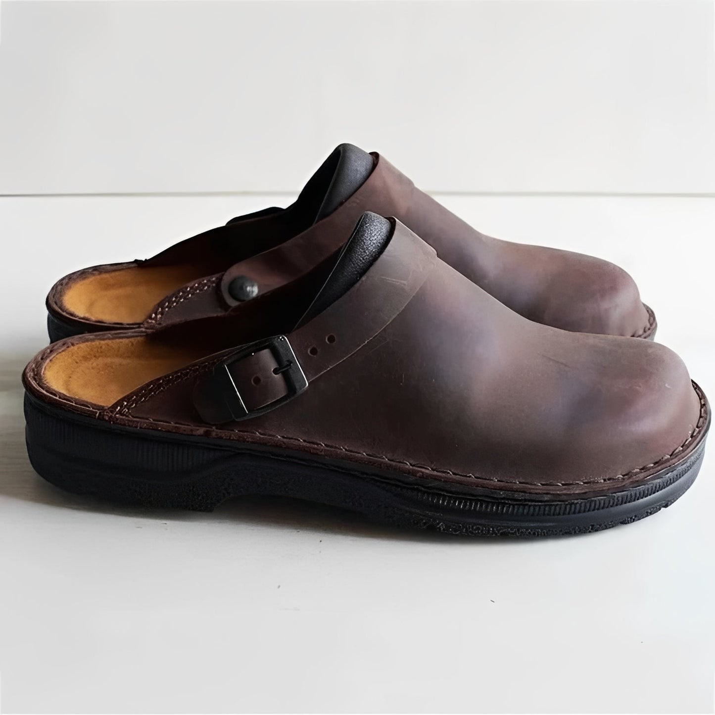 Zapatillas Cómodas de Piel Genuina para Hombre