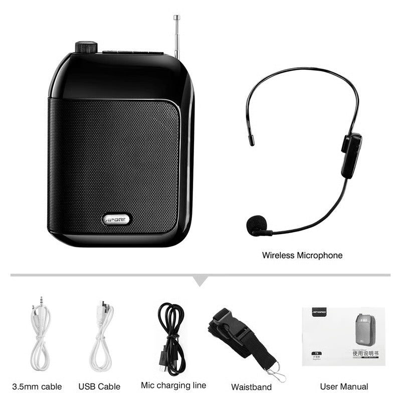 Sistema compacto de micrófono y altavoz portátil Bluetooth