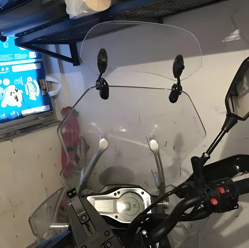 Kit Universal de Extensión de Parabrisas para Motocicleta con Fácil Montaje