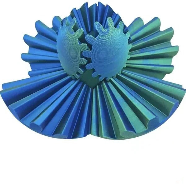 Juguete Fidget Spinner de Metal Único con Piezas Móviles