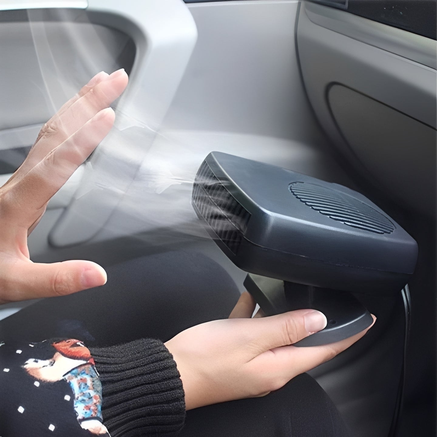 Ventilador Calefactor Cerámico Compacto de 12V para Coche para Invierno