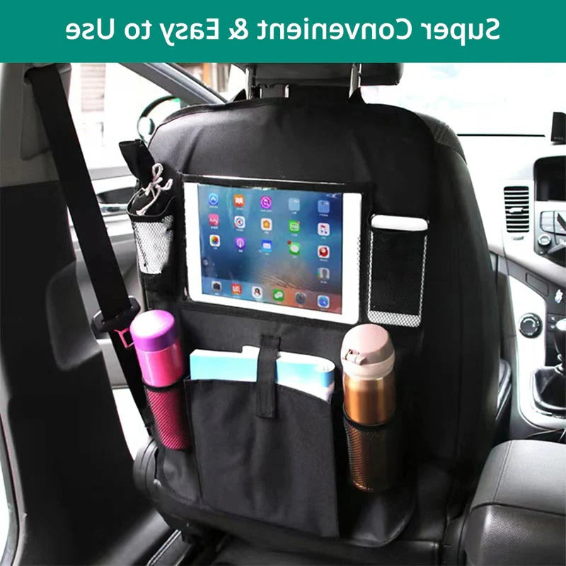 Organizador para Asiento Trasero de Coche con Múltiples Bolsillos