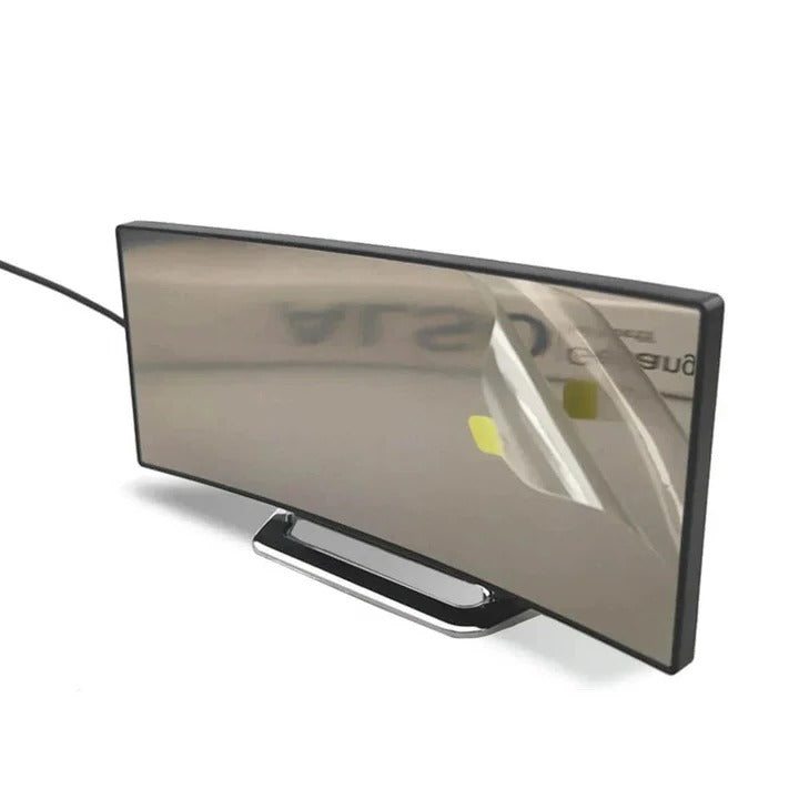 Radio reloj LED contorneado con pantalla regulable