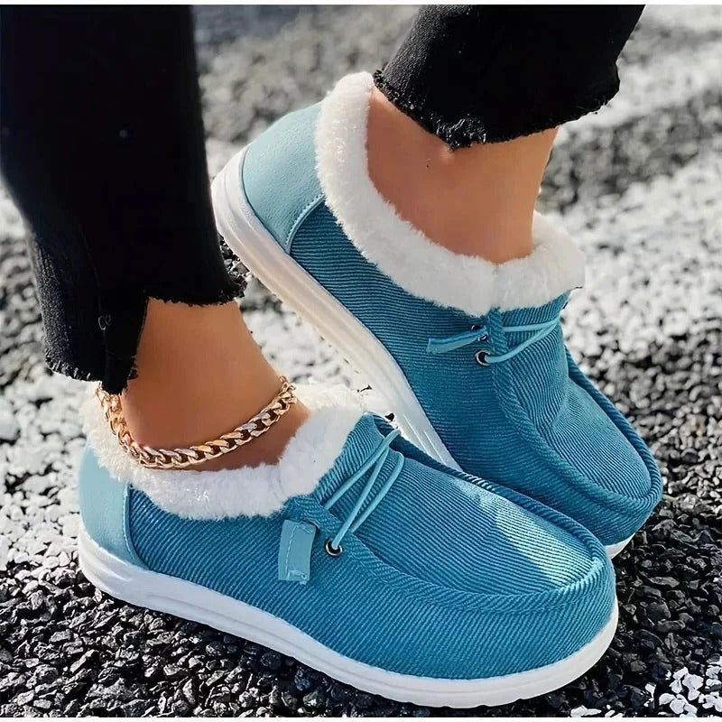 Botas de nieve cálidas e impermeables para mujer