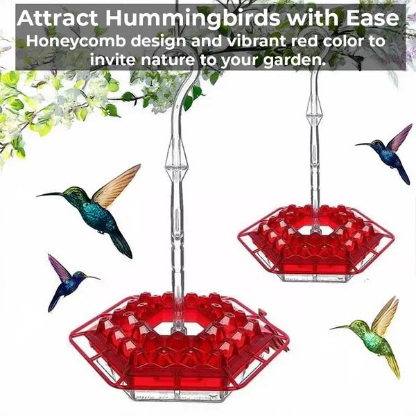 Comedero de pájaros de colores con 30 comederos y capacidad de 12 oz
