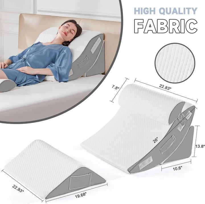 Cómodo juego de almohadas de apoyo de 4 piezas