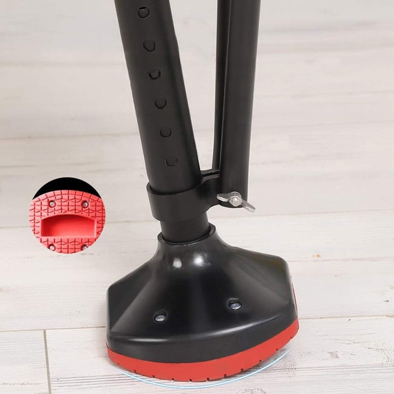 Hands-Free Knee Crutch Support with Padded Platform for Post-Injury Recovery & Mobility Assistance